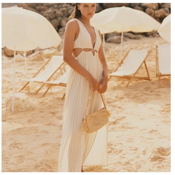 LSPACE Rafael Cover Up in Tapioca, size XS. NWT!! - Picture 6 of 8